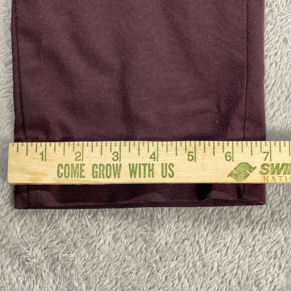 Banana Republic Ryan Women's Straight Chino Pants Red Dark Wash Pants 6P Classic - Picture 9 of 14